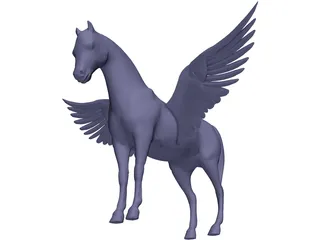 Flying Horse 3D Model