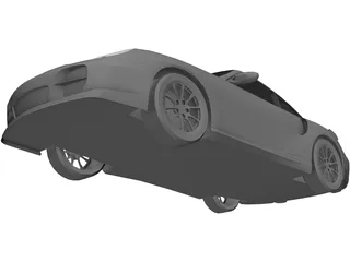 Porsche 911 996 GT2 3D Model