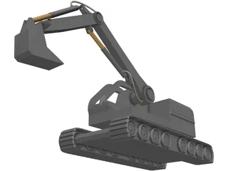 Excavator Digger 3D Model