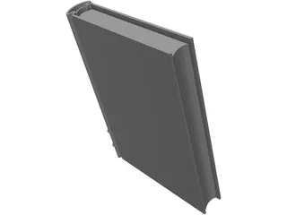 Book Hardcover Closed 3D Model
