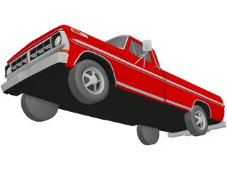 Ford Pickup (1971) 3D Model