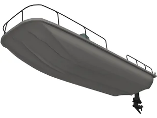 Boston Whaler Boat 3D Model