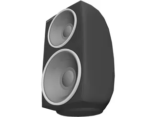 Speaker 2 Woofer 3D Model