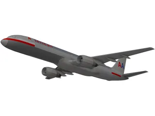 Boeing 757-200 3D Model