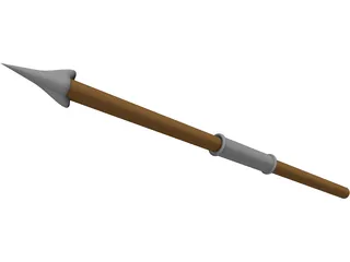 Short Roman Spear 3D Model