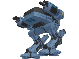 ED-209 Robot [Robocop] 3D Model