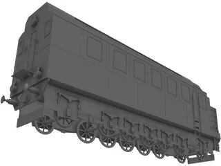 Lomonosov Train 3D Model