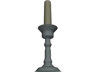 Candle 3D Model