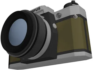 Olympus OM10 Photo Camera (35 mm) 3D Model