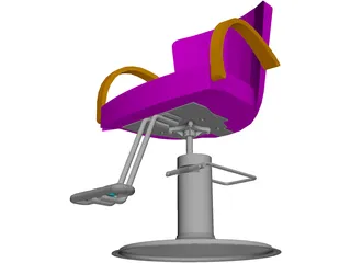 Takara Belmont Liu Hair Styling Chair 3D Model