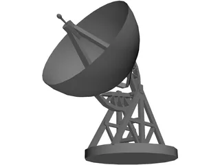 Satellite Dish 3D Model