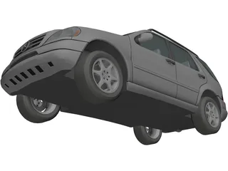 Mercedes-Benz M-class (2006) 3D Model