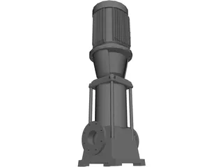 Grundfos Pump 3D Model