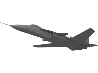 Sukhoi Su-47 Berkut 3D Model
