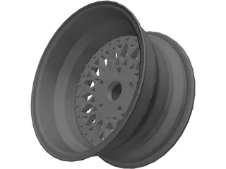 Porsche BBS RM Rim 3D Model