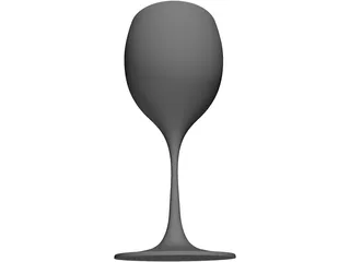 Wine Glass 3D Model