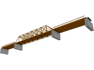 TPG and TRUSS Bridge 3D Model