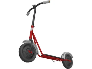 Central Scooter 3D Model