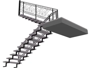 Stair 3D Model