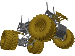 Tamiya TXT-1 RC 1/10 Monster Truck 3D Model