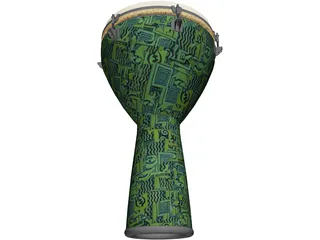 Djembe Remo 3D Model