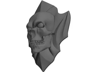 Skull Logo 3D Model