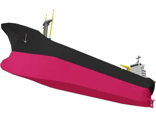 Oil Tanker Ship 3D Model