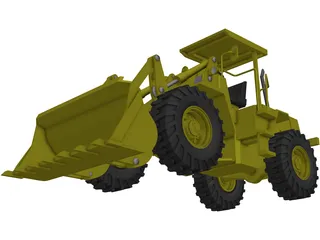 Hydraulic Loader 3D Model