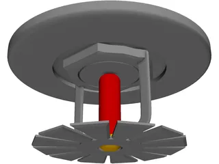 Fire Sprinkler 3D Model