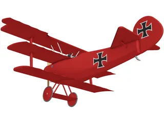 Triplane German 3D Model