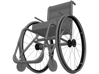 Wheel Chair 3D Model