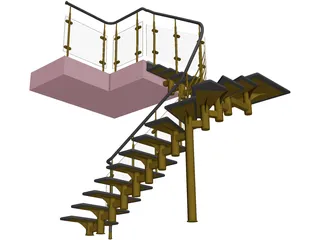 Stairs 3D Model