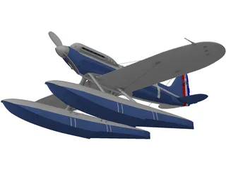 Supermarine S.6B 3D Model