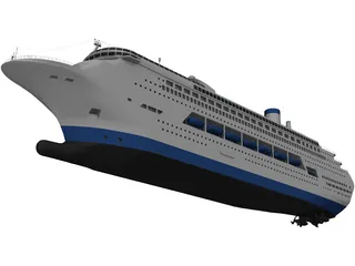 Cruise Ship 3D Model