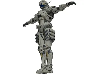 Vanquish Augmented Reaction Suit 3D Model