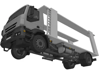 Iveco Trakker Car Carrier 3D Model