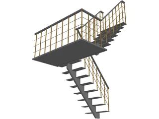 Stair 3D Model