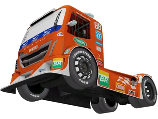 Iveco Stralis Scuderia Iveco 3D Model