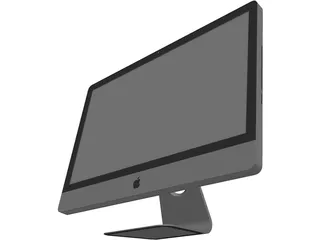 Apple iMac 27 Inch Monitor 3D Model