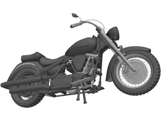 Yamaha XV1600A 3D Model