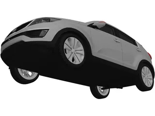 Kia Sportage (2012) 3D Model