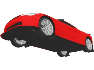 Rally Car Prototype 3D Model