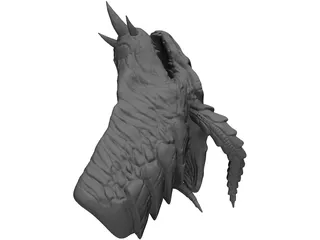 Dragon Head 3D Model