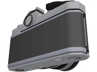 Nikon FM2 Photo Camera 3D Model