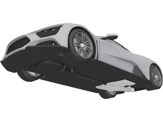 Zenvo ST1 (2010) 3D Model