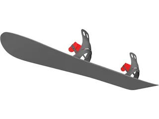 Snowboard 3D Model