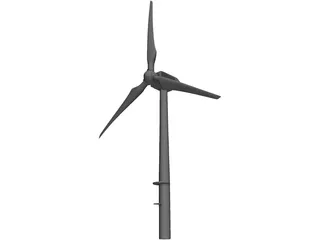 Wind Energy 3D Model