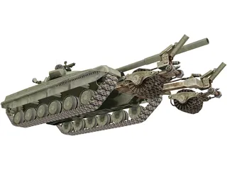 T-64B Trall 3D Model