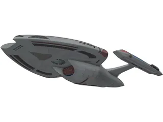 Nova Class Star Ship 3D Model