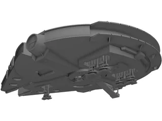 Star Wars Millenium Falcon YT-1300 3D Model